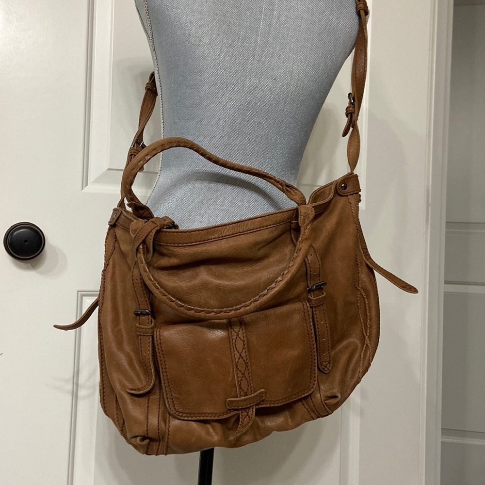 Isabella Fiore brown leather handbag/cross body
